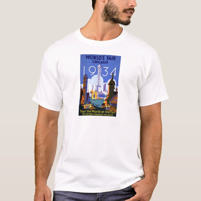 1934 Chicago World's Fair T-Shirt (Front)