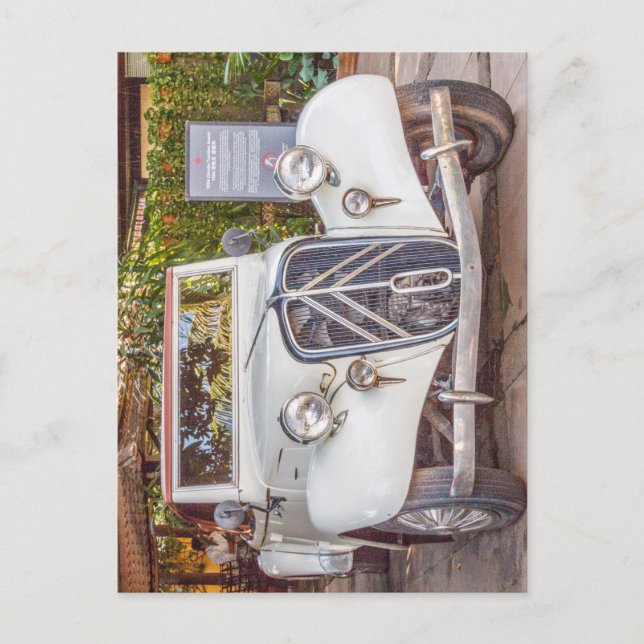 1934 Citroen Traction Avant classic car Jigsaw Puz Postcard (Front)