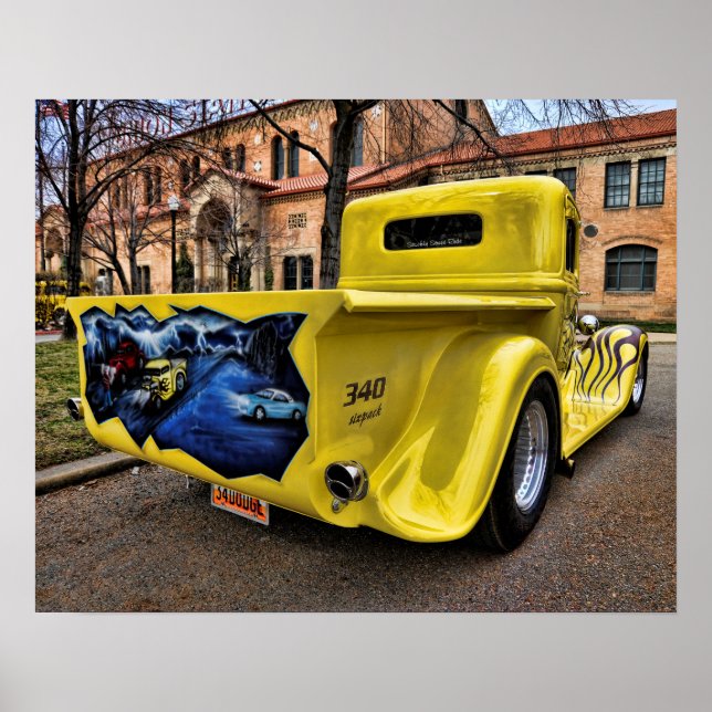 1934 dodge pickup street rod poster (Front)