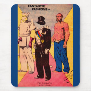 1934 Dr. Zarkov paper doll Flash Gordon Mouse Mat