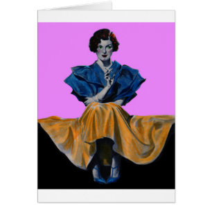 1934 pretty lady enjoying a Chesterfield