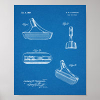 1934 Putter Golf Club Patent Art Drawing Print
