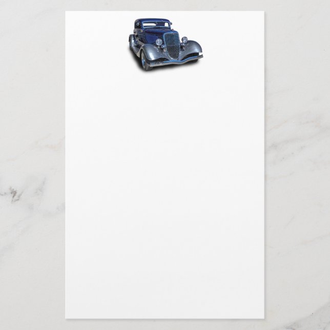 1934 VINTAGE CAR STATIONERY (Front)