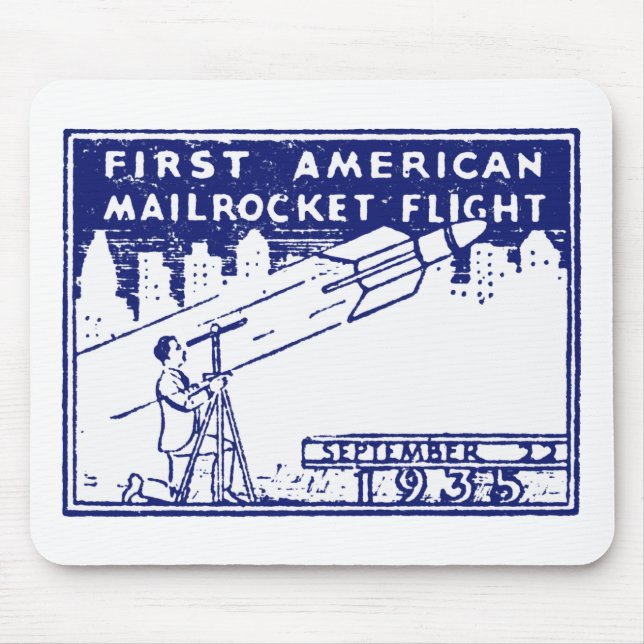 1935 American Rocket Mail Mouse Mat (Front)