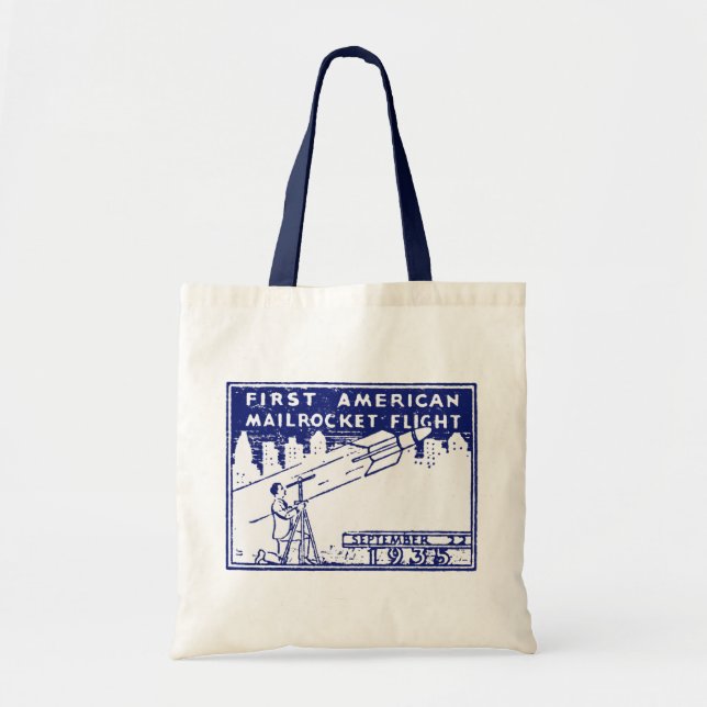 1935 American Rocket Mail Tote Bag (Front)