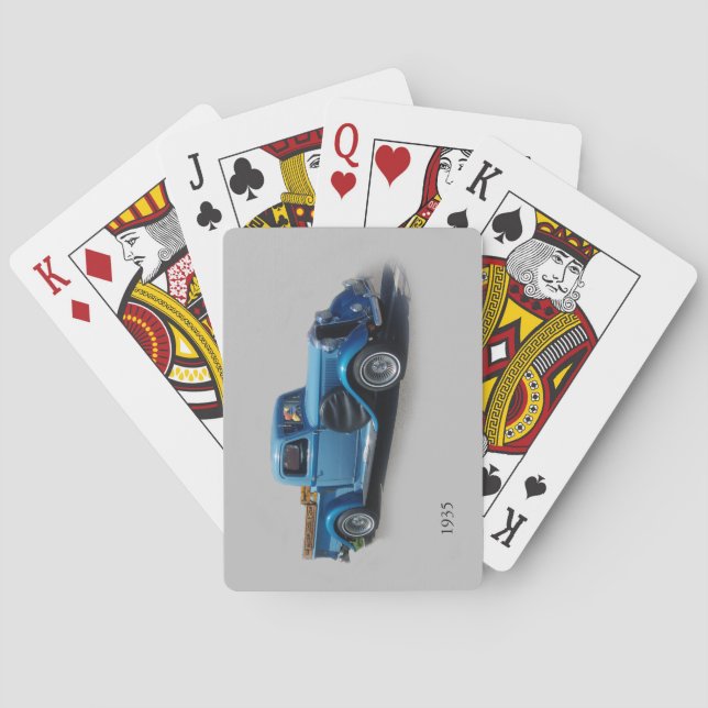 1935 Blue Truck playing cards (Back)