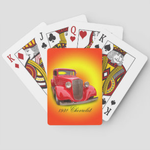 1935 CHEVROLET PLAYING CARDS