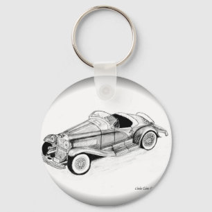 1935 Duesenberg SSJ Roadster Key Ring