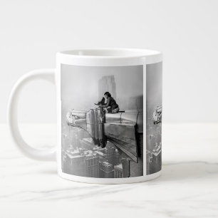 1935 Margaret Bourke New York city vintage photo Large Coffee Mug