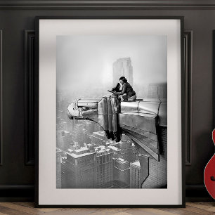 1935 MARGARET BOURKE NEW YORK CITY VINTAGE PHOTO POSTER