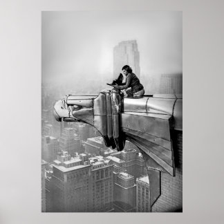 1935 MARGARET BOURKE NEW YORK CITY VINTAGE PHOTO POSTER