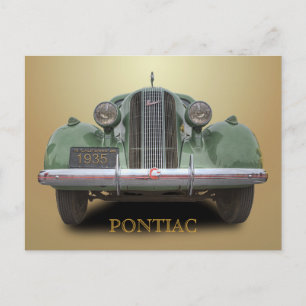 1935 PONTIAC POSTCARD
