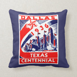 1936 Dallas Texas Centennial Cushion