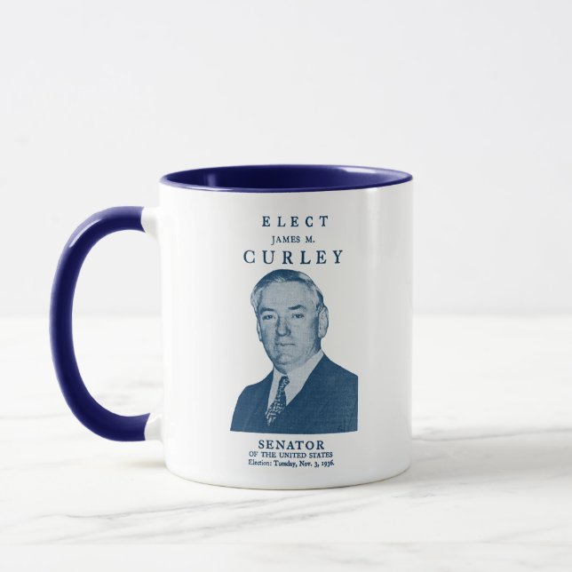 1936 Elect Curley to Congress Mug (Left)