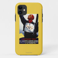 1936 Olympic Winter Games Advertisement Poster