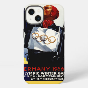 1936 Olympic Winter Games Advertisement Poster iPhone 13 Case