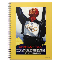 1936 Olympic Winter Games Advertisement Poster