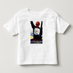 1936 Olympic Winter Games Advertisement Poster Toddler T-Shirt