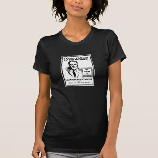 1936 Stamp Collector FDR for President T-Shirt