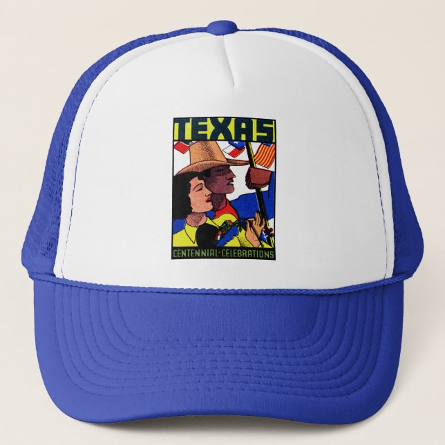 1936 Texas Centennial Trucker Hat (Front)