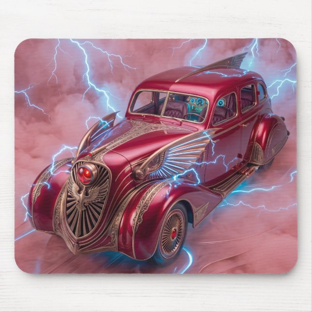 1936 Wingmobile Sedan with Special Effects Mouse Mat (Front)