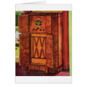 1937 console radio