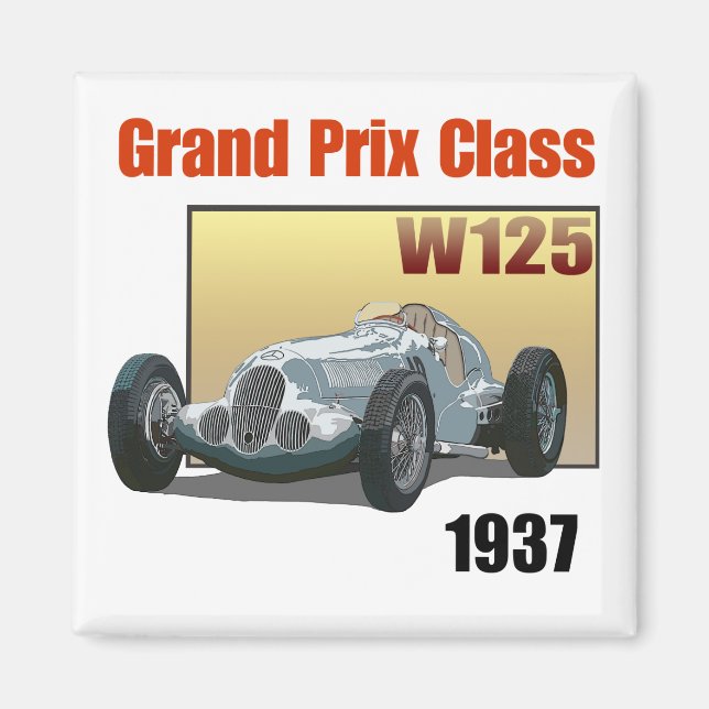 1937 Grand Prix Class W125 Magnet (Front)