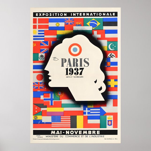 1937 Paris Exposition - Poster Prints (Front)