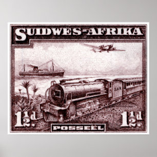 1937 South West Africa Poster