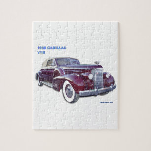1938 CADILLAC V-16 JIGSAW PUZZLE