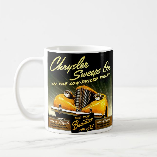 1938 Chrysler Sweeps On Coffee Mug (Left)