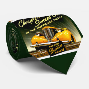 1938 Chrysler Sweeps On print Tie