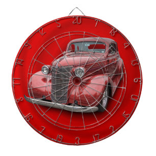 1938 VINTAGE CAR DARTBOARD