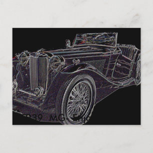 1939, 1939  MG- Enjoy the ride Postcard