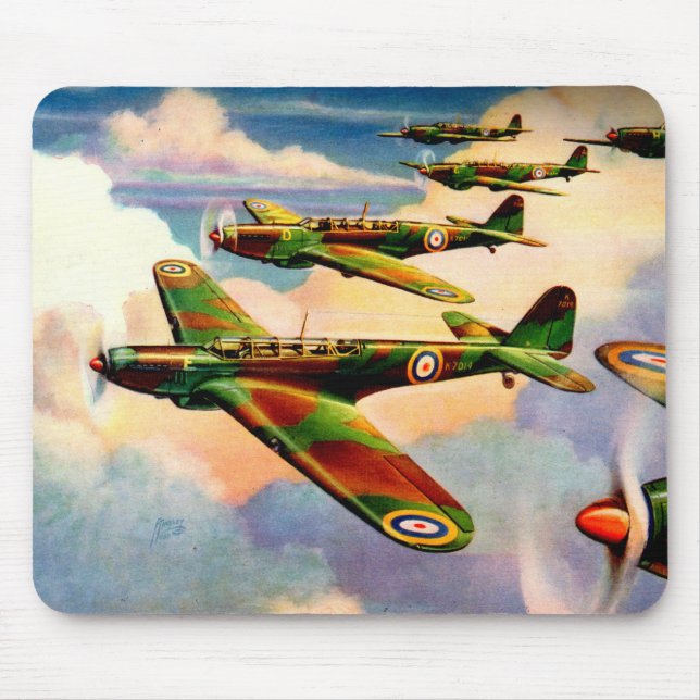 1939 British Fairey Junior Medium Bomber Mouse Mat (Front)