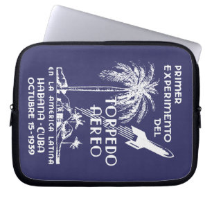 1939 Cuban Rocket Mail Laptop Sleeve
