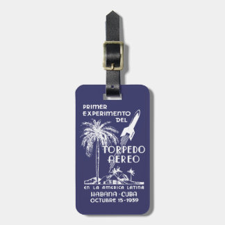 1939 Cuban Rocket Mail Luggage Tag