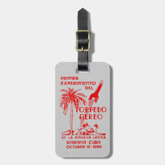 1939 Cuban Rocket Mail Luggage Tag