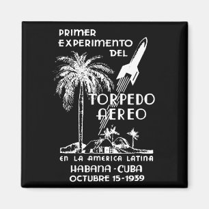 1939 Cuban Rocket Mail Magnet