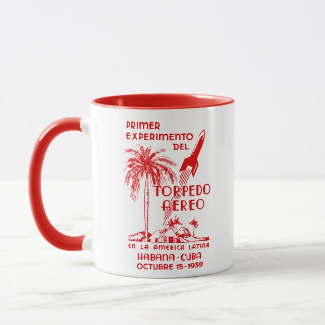 1939 Cuban Rocket Mail Mug (Left)