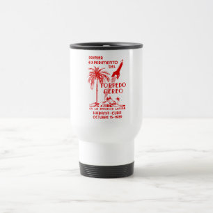 1939 Cuban Rocket Mail Travel Mug