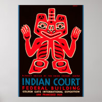 1939 Golden Gate World Expo Indian Court Ad copy