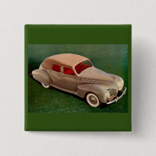 1939 Lincoln Zephyr 15 Cm Square Badge