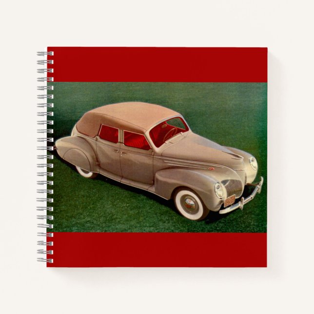 1939 Lincoln Zephyr Notebook (Front)