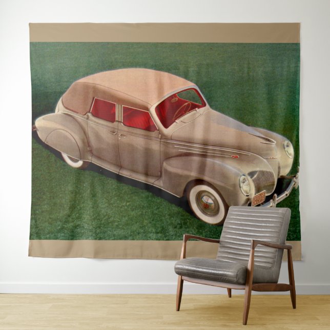 1939 Lincoln Zephyr Tapestry (In Situ (Horizontal))