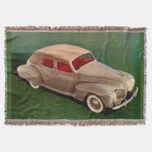 1939 Lincoln Zephyr Throw Blanket