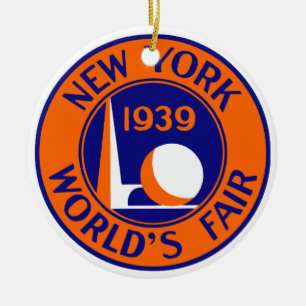 1939 New York World's Fair Ceramic Tree Decoration