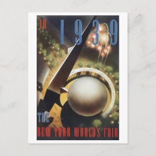 1939 New York World's Fair Postcard