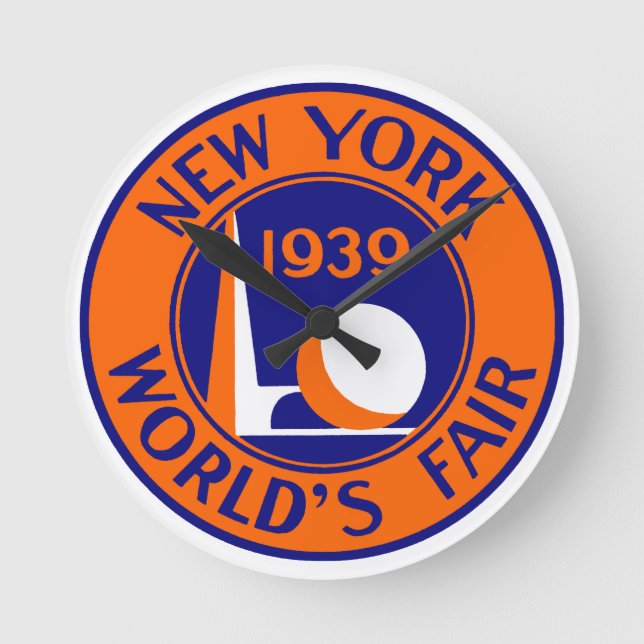 1939 New York World's Fair Round Clock (Front)