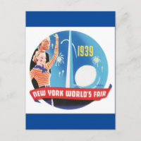 1939 New York's World's Fair Vintage Travel Poster